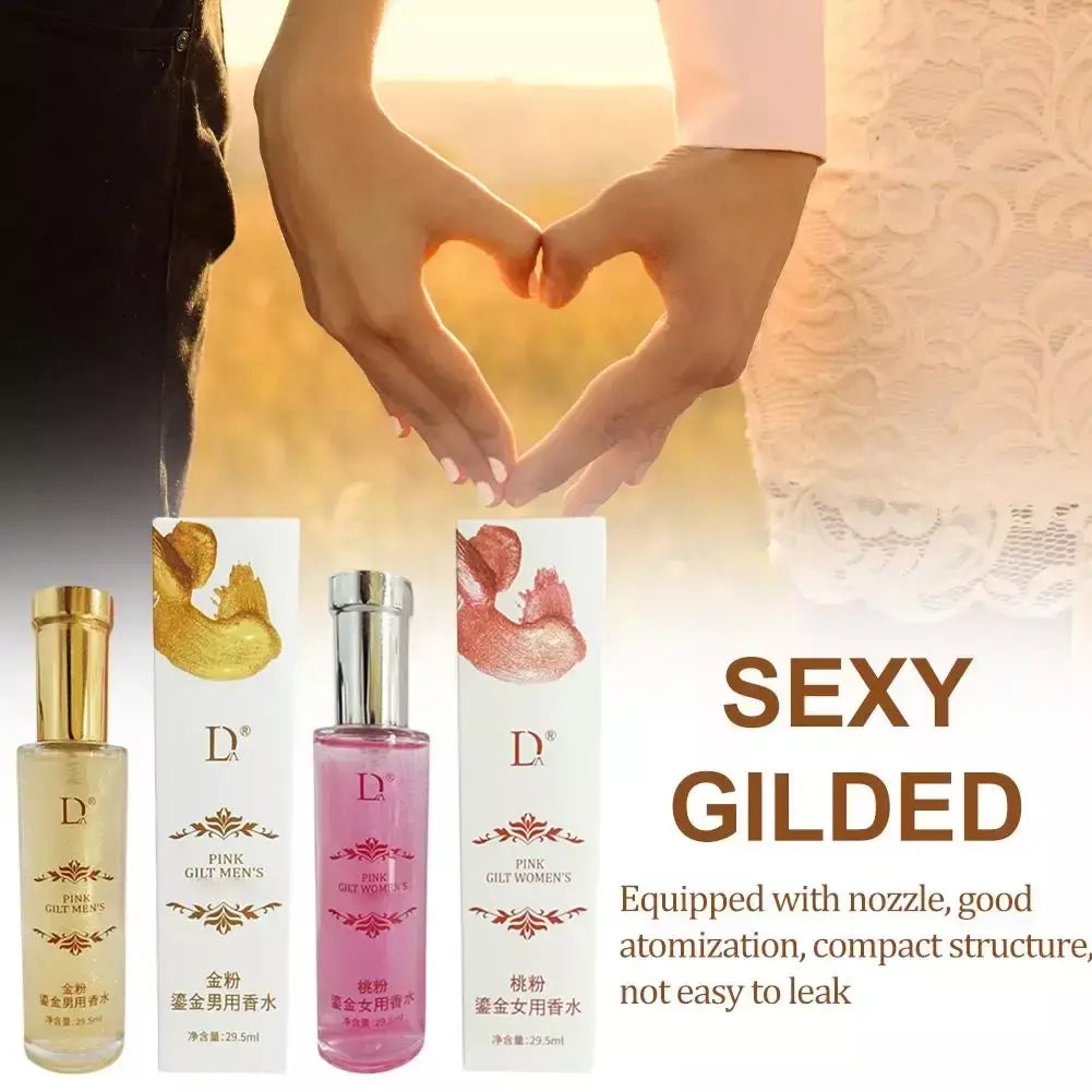 Perfume dourado erótico, fragrância de longa duração, charmoso perfume sey adulto, casal diário, namoro, produto spray corporal para mulheres e homens