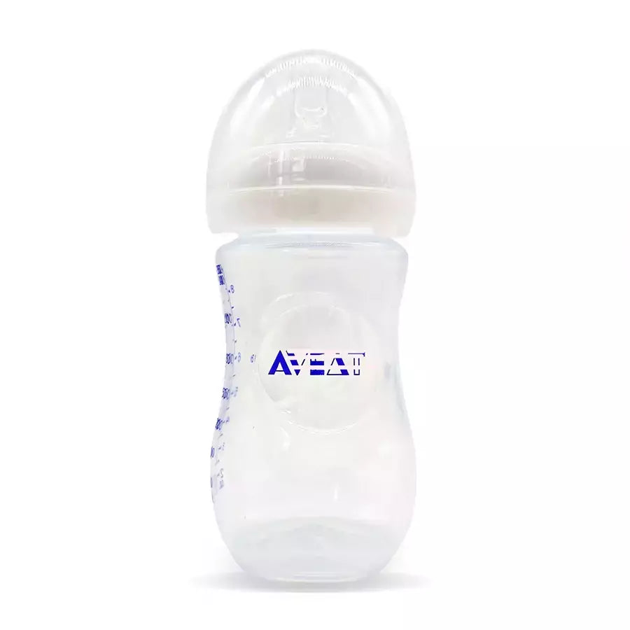 Garrafa de bebê anti-inchaço, Material PP de grau alimentício do bebê, Mamilo de silicone de leite materno, BPA Free, 150ml, 250ml