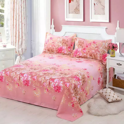 Lençol de cama de alta qualidade cor sólida, folha plana, gêmeo, completo, rainha, king size, Skin-Friendly, Soft Top, sem capas de travesseiro, 1pc