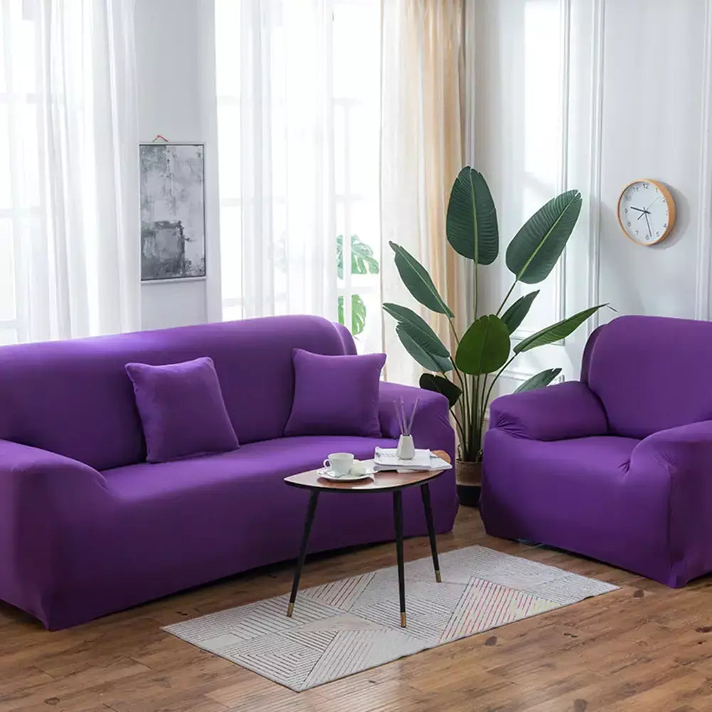 Capas de Sofá Elásticas Monocromáticas para Sala, Espessamento Slipcovers de Canto Seccional, Capa de Sofá, Forma L, Precisa comprar 2Pcs Cover
