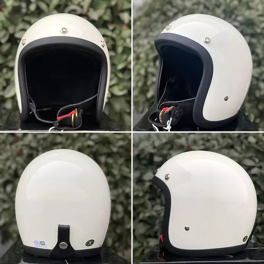 Retro tt & cocascos capacete da motocicleta jet cafe racer rosto aberto 500tx casco para acessórios da motocicleta das mulheres dos homens capacete de moto