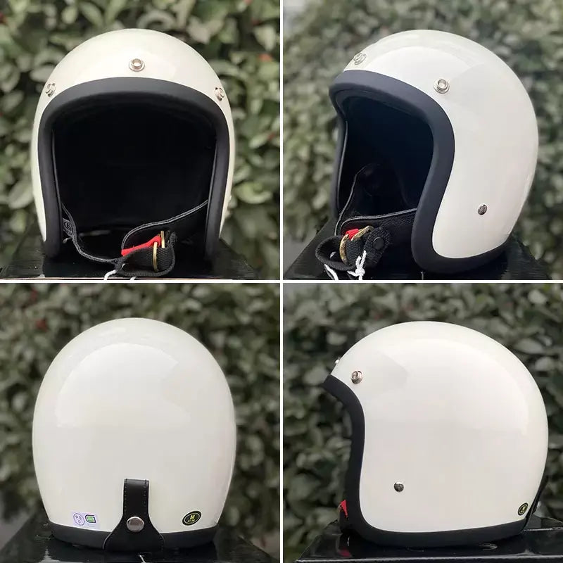 Retro tt & cocascos capacete da motocicleta jet cafe racer rosto aberto 500tx casco para acessórios da motocicleta das mulheres dos homens capacete de moto