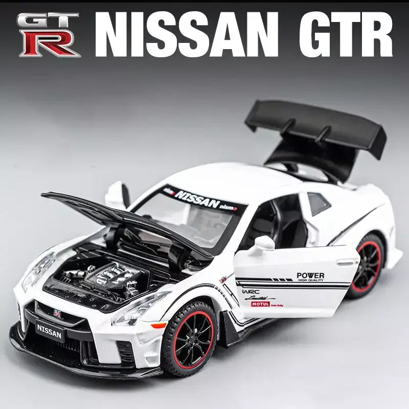 1:32 nissan gtr GT-R r35 r34 supercar liga modelo de carro diecasts & veículos de brinquedo carros de brinquedo brinquedos do miúdo para crianças presentes menino brinquedo
