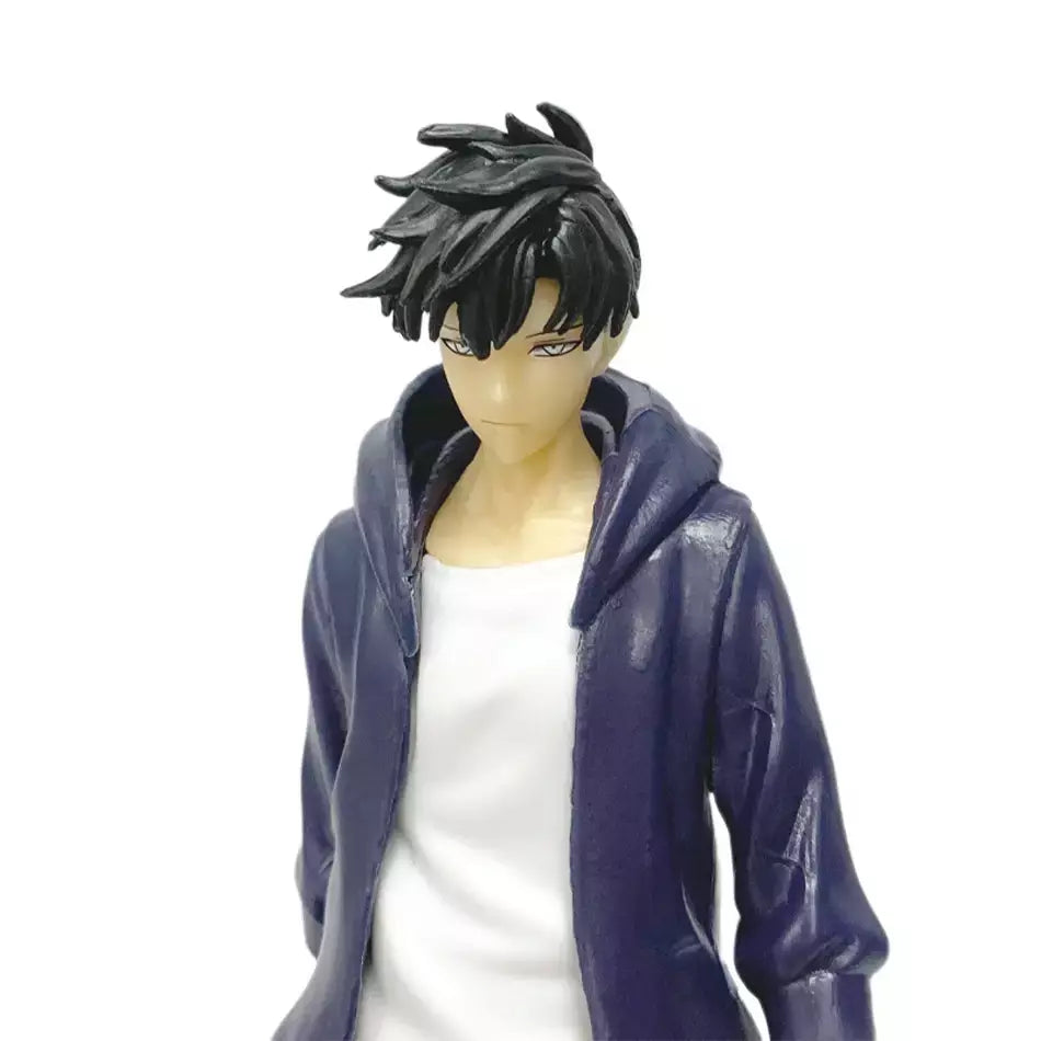 Em estoque solo nivelamento (versão anime) figura-sung jinwoo figura de ação 21cm pvc coletar modelo figura exibição anime mercadoria