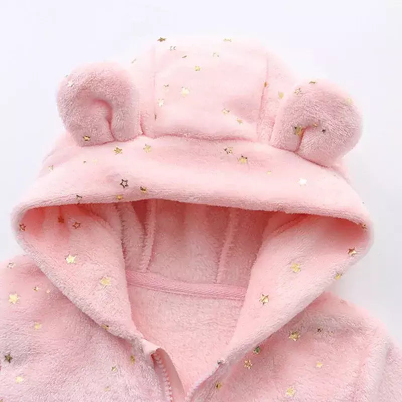 Roupas de bebê recém-nascido flanela outono inverno bebê meninos meninas macacão dos desenhos animados recém-nascido bodysuit macio quente para bebês 0-12m