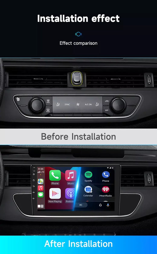 128g 2din 9 "reprodutor de vídeo multimídia carro universal para toyota hyundai kia nissan honda 2din android gps carplay/rádio automático estéreo