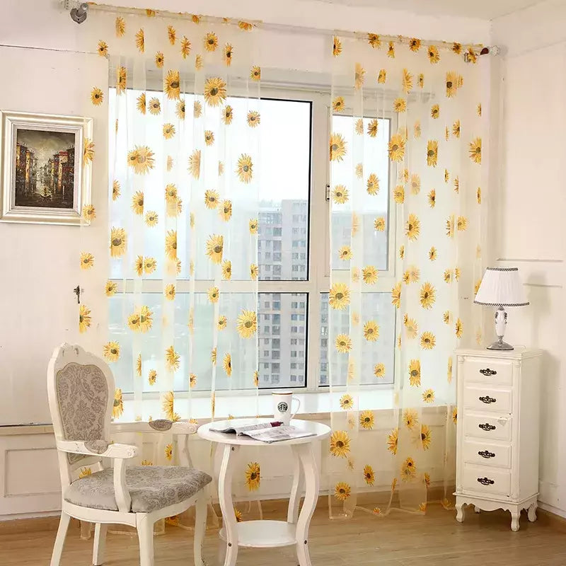 Tule Floral em Cortinas Puras, Tratamento Janela, Painel Persianas, Sala de estar, Quarto, Cozinha, Sombra, Roxo, Peônia
