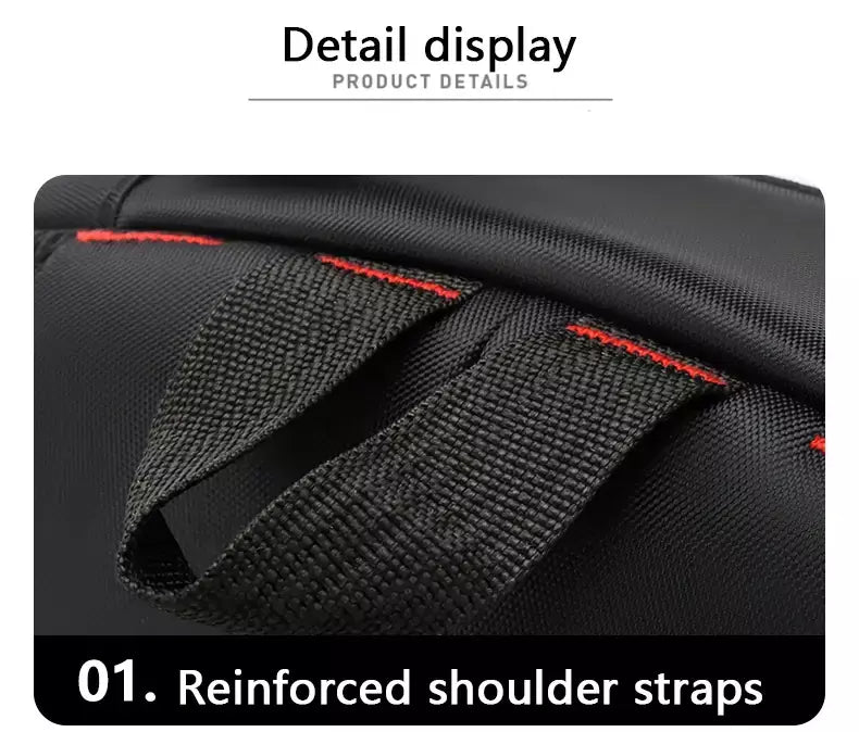 Mochila com zíper multicamadas, mochila de viagem de grande capacidade, mochila para homens e mulheres, mochila para computador de negócios, estudante b