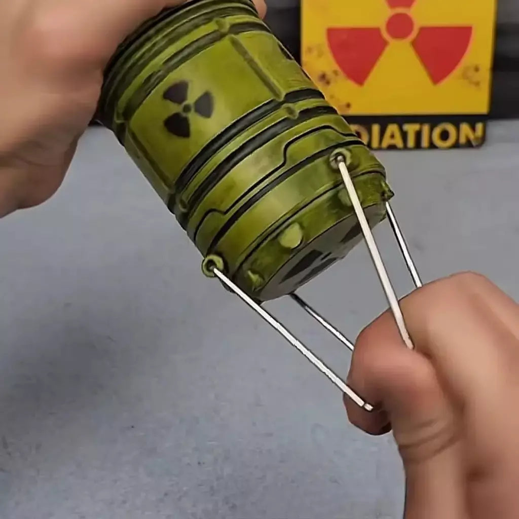 Mini reator nuclear luz noturna para presente de halloween lâmpada novidade para casal peculiar decoração do quarto lanterna brilhante festa prop