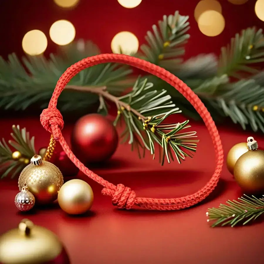 Novo artesanal pulseira de corda de natal unissex ajustável corda fina braslet amizade jóias casuais acessórios versáteis jooias