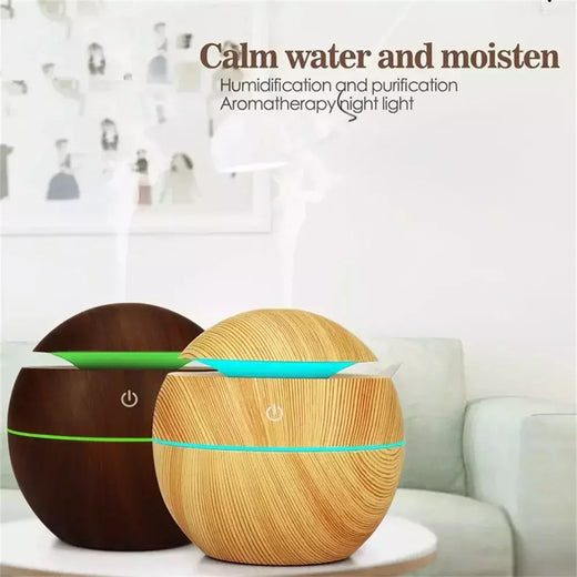 Umidificador de ar elétrico ultra-sônico, Difusor Aroma, Óleo Essencial, Aromaterapia, Cool Mist Maker para Quarto