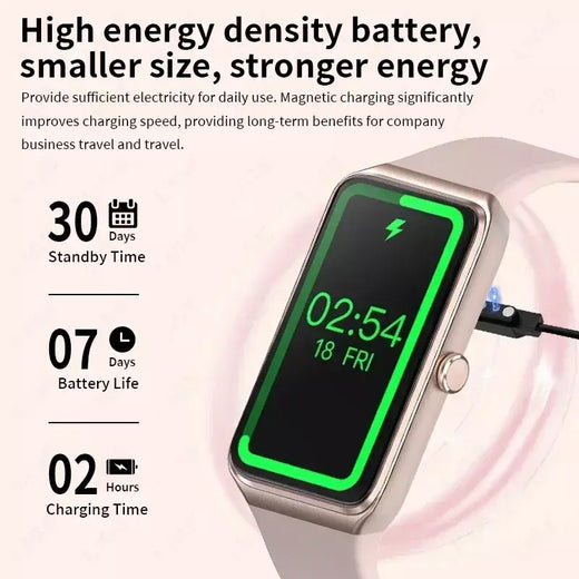 Xiaomi novo 1.47 ''hd relógio inteligente feminino esportes pulseira de fitness termômetro monitor saúde à prova dwaterproof água smartwatch feminino para xiaomi