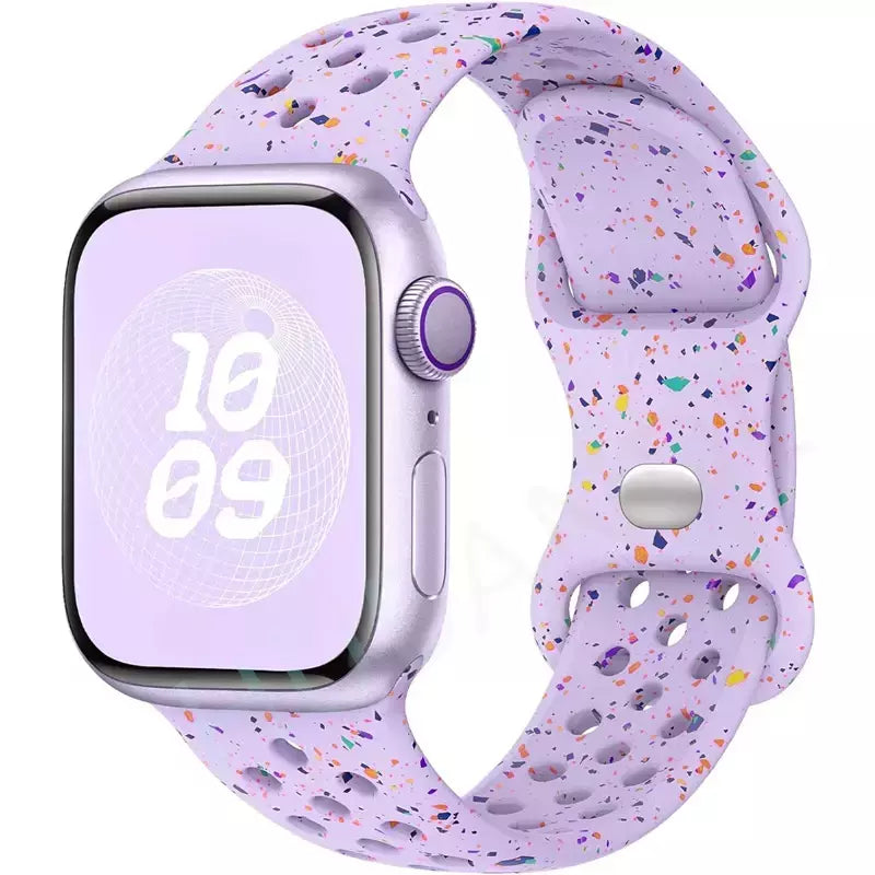 Correia Desportiva Respirável para Apple Watch, Band, Correa, iWatch Series 8, SE, 7, 6, 5, 9 Ultra, 44mm, 49mm, 45mm, 40mm, 41 milímetros, 38 milímetros, 42 milímetros