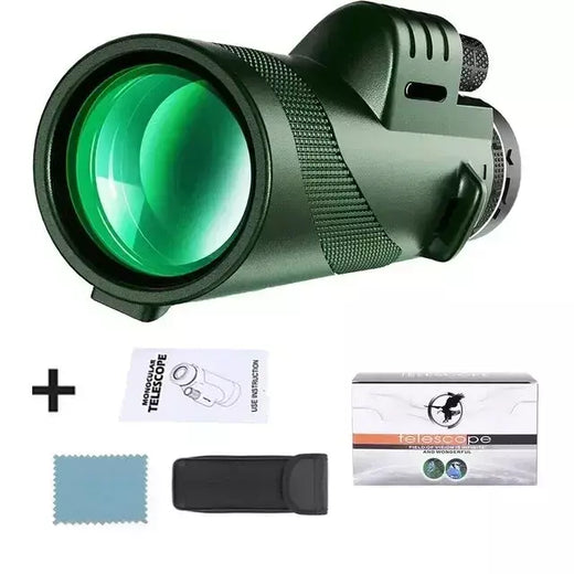 80x100 portátil zoom hd 5000m telescópio dobrável de longa distância mini telescópio poderoso para caça esportes ao ar livre acampamento viagem