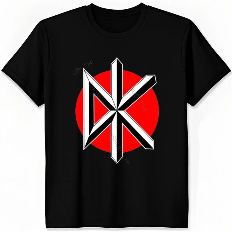 Camiseta de algodão masculina, gola redonda, dead kennedys-logotipo jumbo-camiseta unissex, tamanho euro, gola redonda, camisetas para homens, legal