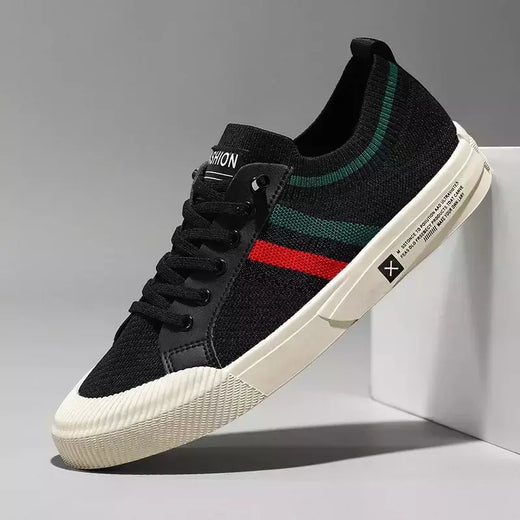 Mocassins casuais masculinos, sapatilhas leves leves de malha respirável leve, tênis masculino, tênis de moda elegante, 2023
