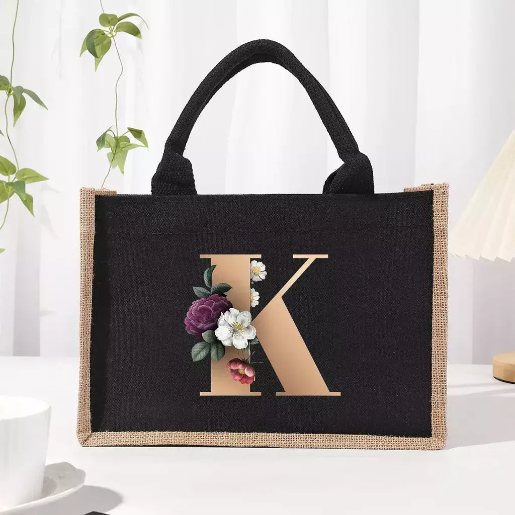 Bolsa de lona preta de linho, Saco Commuter Interior impermeável, Saco de armazenamento de grande capacidade