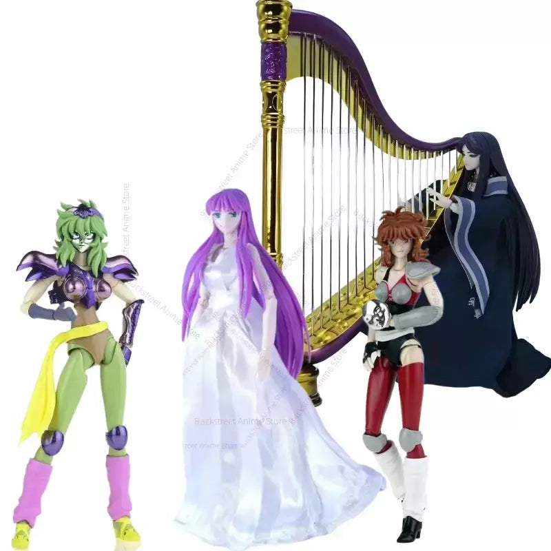 GoodTony/GT Saint Seiya Mito Pano EX Athena Pandora Águia Marin Ophiuchus Shaina Prata Cavaleiros do Zodíaco Figura de ação