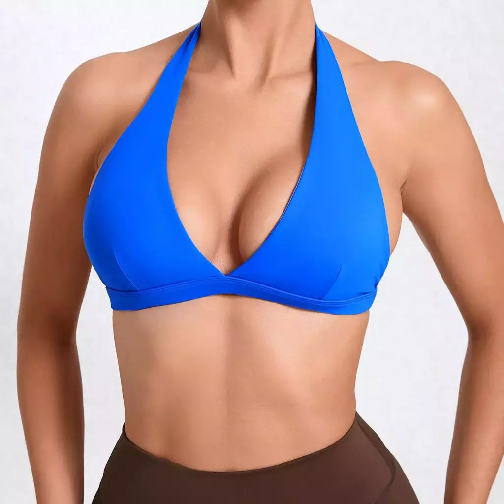 Esportes Push Up Bra para Mulheres, Top Esportivo, Roupas Fitness, Roupas de Yoga, Branco, Preto, Azul, Café, XS, 2022