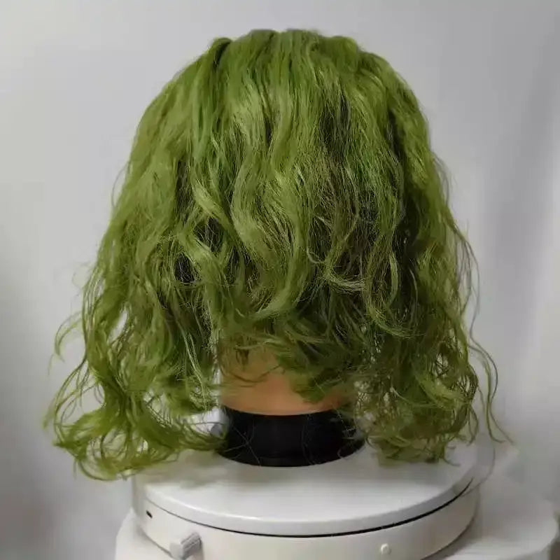 Coringa cosplay máscara de cabelo verde o cavaleiro das trevas festa de halloween adulto máscara de látex palhaço morcego role play máscaras