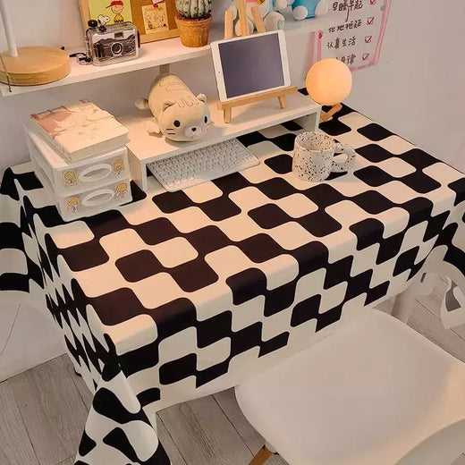 Pequena Toalha De Mesa De Celebridade Internet Fresca, Foto De Fundo, Mesa De Mesa De Cabeceira Do Aluno, Pano De Mesa De Café