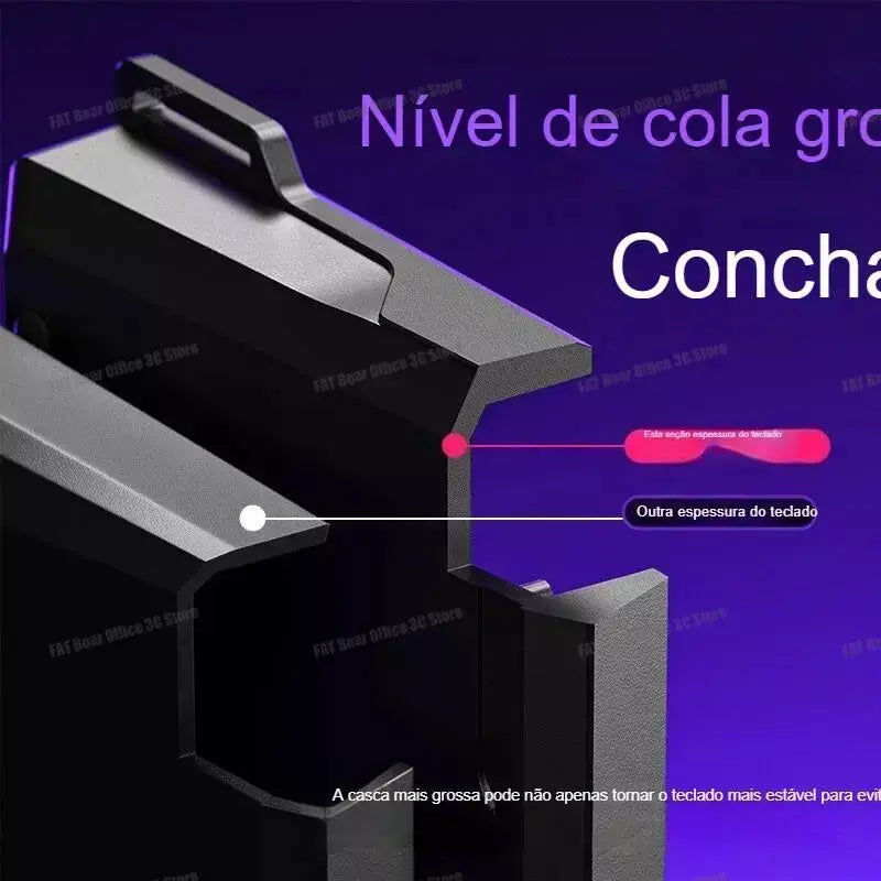 AULA WIN60 WIN68 HE MAX teclado mecânico interruptor magnético 8k taxa de polimento RGB 0 zona morta e-sports teclado para jogos personalizável