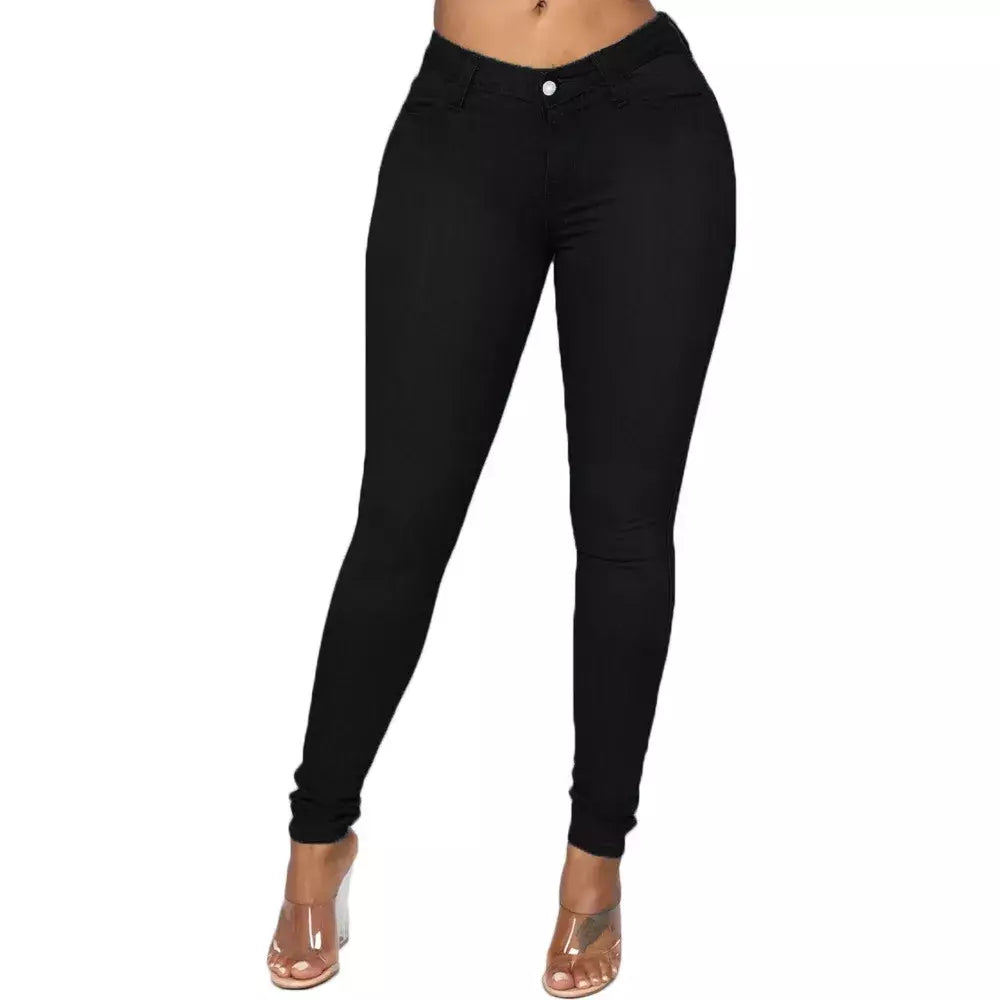 EOTVOT-Jeans De Cintura Alta Para Mulheres, Calças De Comprimento Do Tornozelo, Reta E Simples, Streetwear De Escritório, Moda Coreana, Y2K