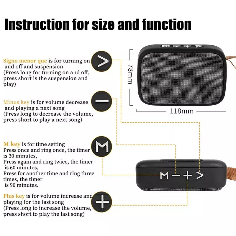 2024 tws alto-falantes bluetooth portátil ao ar livre oxford coluna sem fio 3d estéreo leitor de música surround caixa de som alta fidelidade
