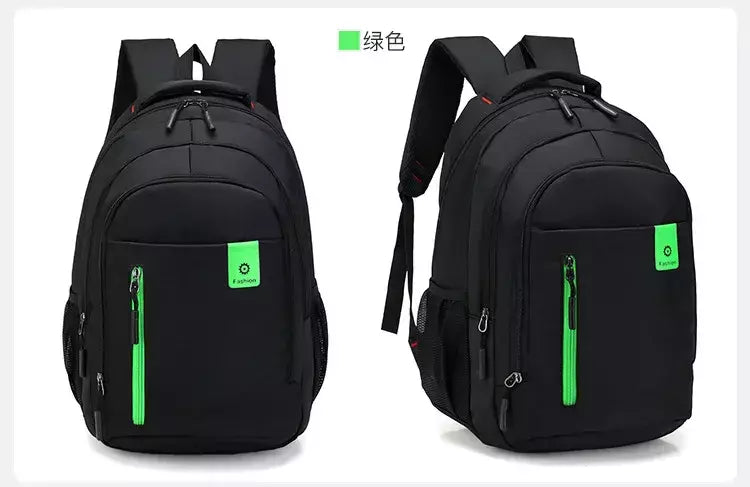 Mochila Oxford Business impermeável para homens e mulheres, bolsa para computador, mochila de viagem casual, mochila escolar luminosa, nova