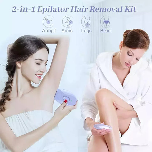 Kemei-Depiladora Elétrica Recarregável para Mulheres, 4in 1, Depilação Facial do Corpo, Aparador de Biquíni para Pernas, axilas