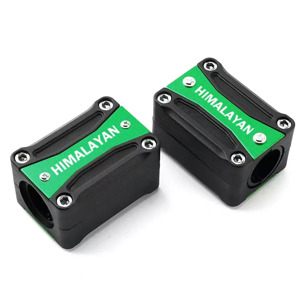 Apto para royal enfield himalayan 400 411 22/25/28mm motocicleta 7 cores barra de acidente do motor proteção pára-choques decorativo guarda bloco