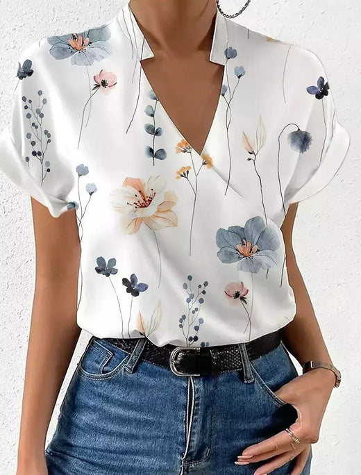 Camisa Feminina Elegante Monocromática Casual, Primavera, Verão, Senhora do Escritório, Sem Mangas, Blusa com Decote V, Top Clothing Feminina, S-3XL