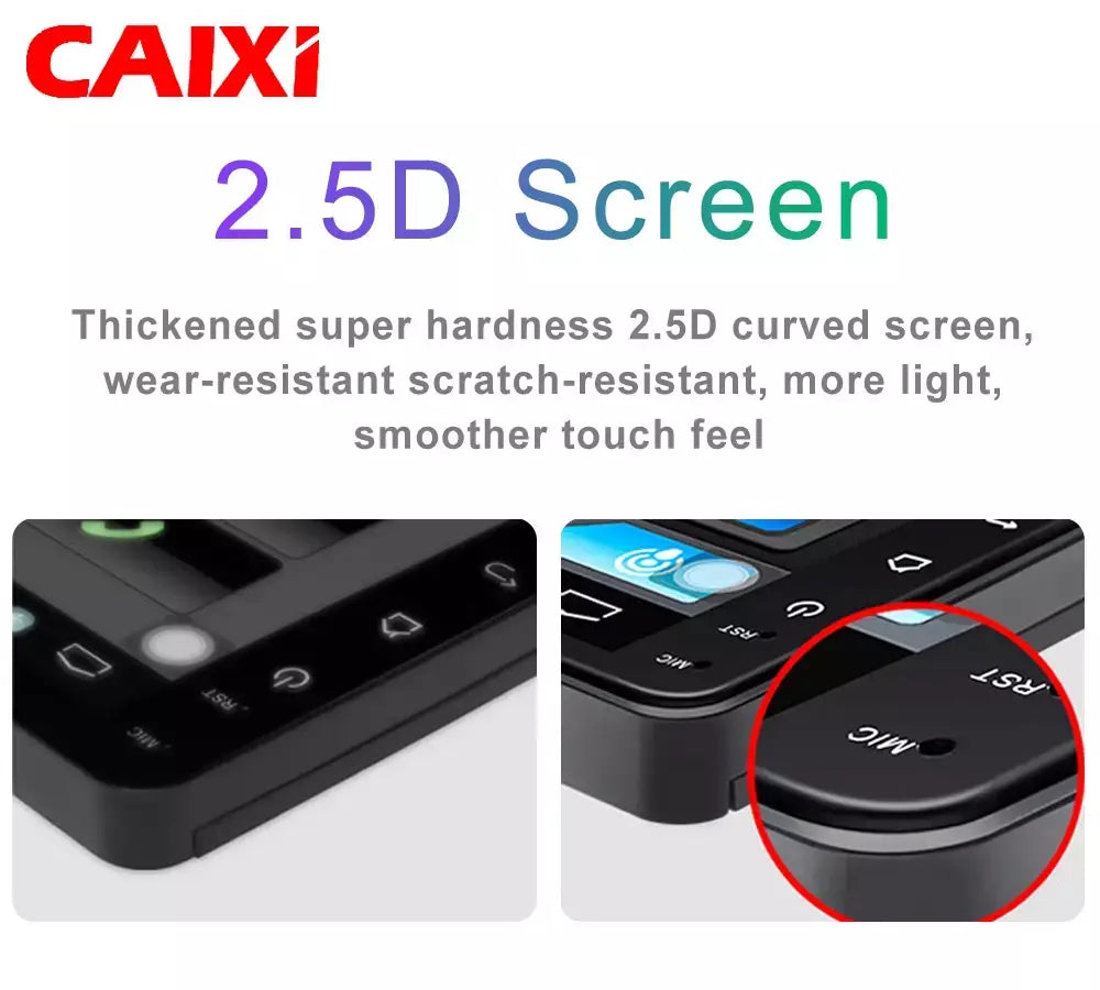 Caixi 7 ''9'' 10 ''8 núcleo android 1din multimídia carro carplay navegação universal gps 1 unidade central din rádio automático áudio estéreo dvd
