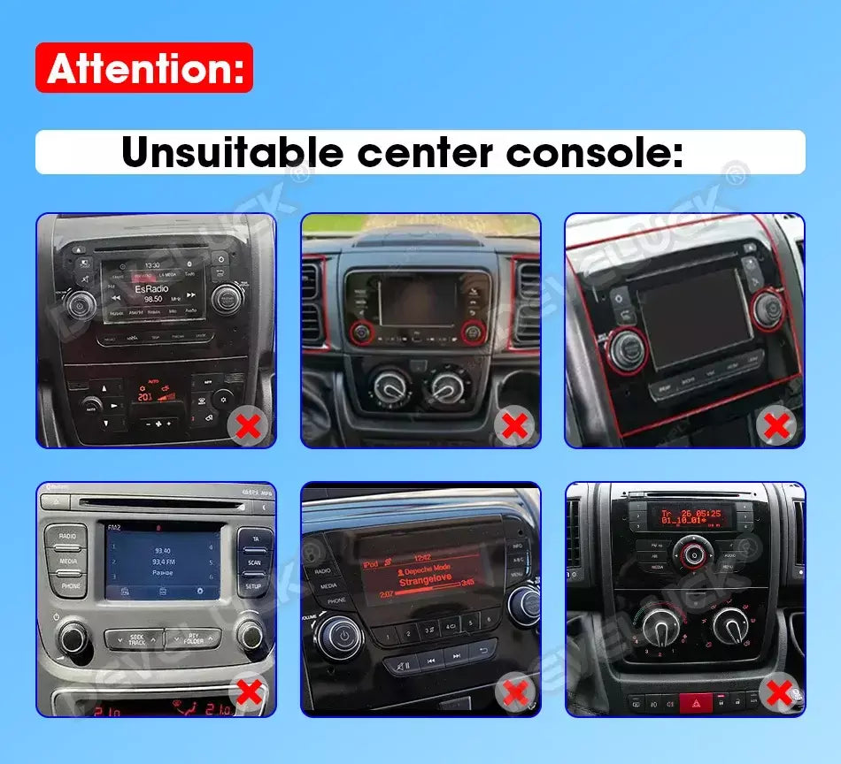 Carplay para fiat ducato peugeot boxer citroen jumper 2 2006-2022 android auto rádio do carro reprodutor multimídia navi gps dvd unidade principal