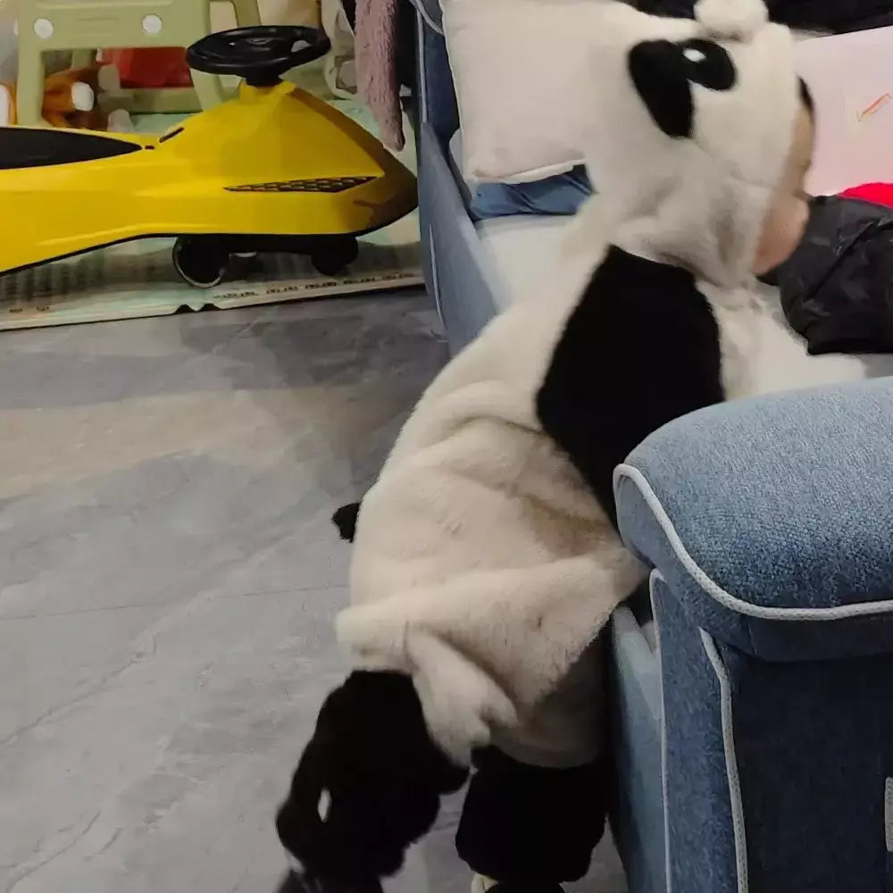 0-36 meses macacão de bebê recém-nascido inverno macacão geral panda animal com capuz macacão manter quente para menino menina hallowe pijamas macios
