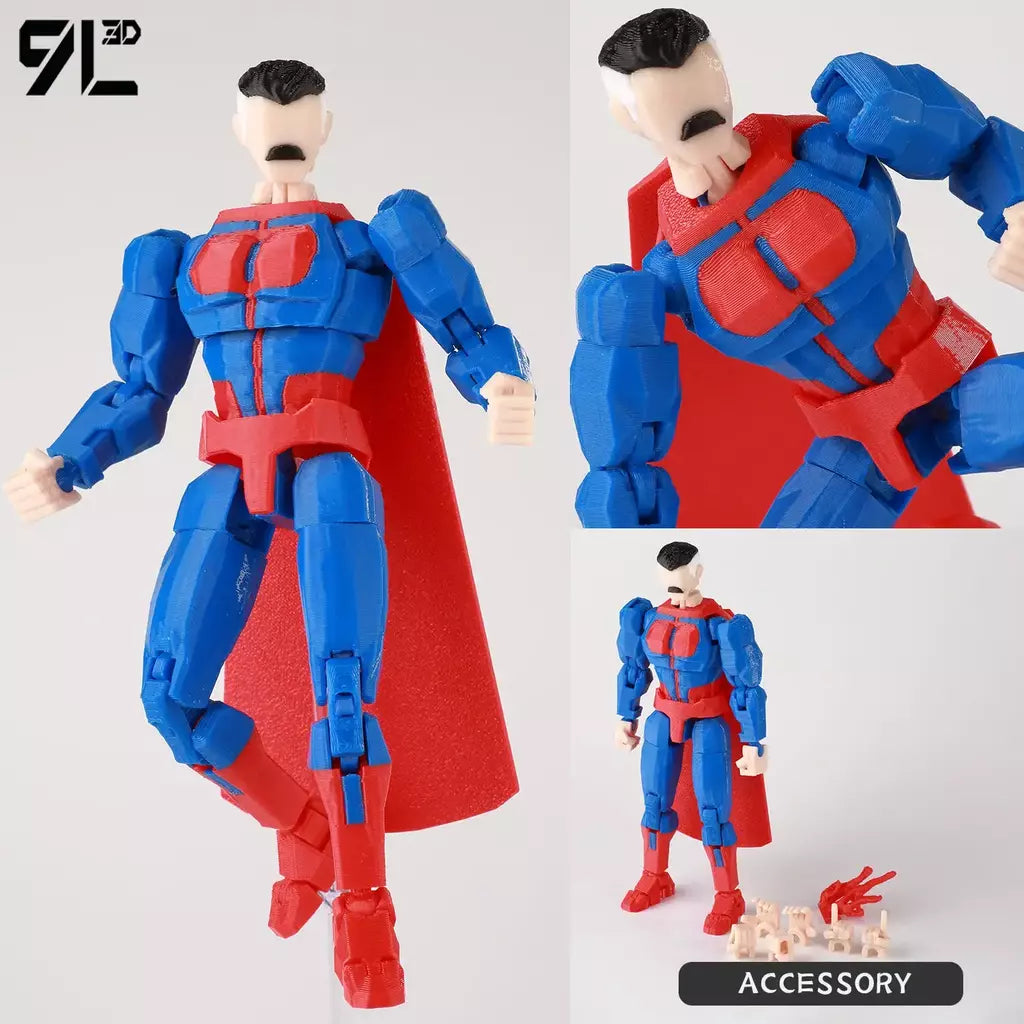 9l3d impresso invincible menino lucky13 manequim13 conquistar lex allen super-heróis anime brinquedos figuras de ação manequim modelo ornamentos
