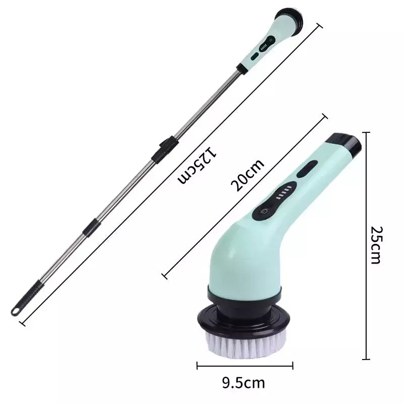 Escova de limpeza elétrica 9 em 1, purificador elétrico, ferramentas de limpeza elétrica, salão, cozinha, banheiro, utensílios de limpeza