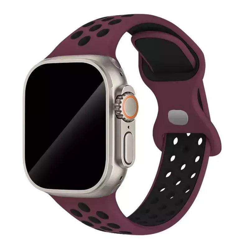 Correia Desportiva Respirável para Apple Watch, Band, Correa, iWatch Series 8, SE, 7, 6, 5, 9 Ultra, 44mm, 49mm, 45mm, 40mm, 41 milímetros, 38 milímetros, 42 milímetros