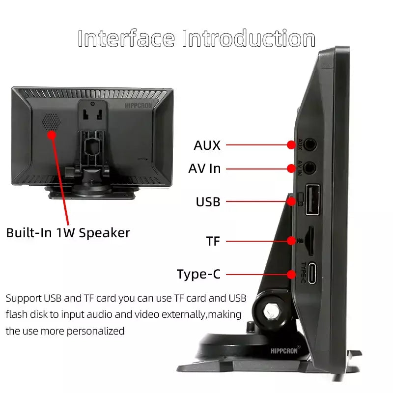 9 polegada rádio do carro reprodutor de vídeo multimídia carplay android auto ips tela toque entrada aux bluetooth mirrorlink universal