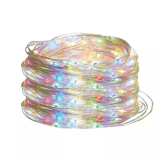 Impermeável USB LED String Lights, Silver Wire, Guirlanda, Luzes de fadas, Natal, Casamento, Feriado, Decoração do partido, 5m