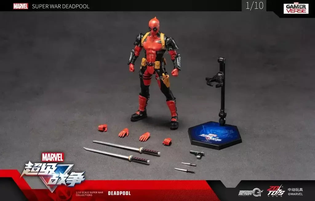 ZD Toys Deadpool & Wolverine Figuras de ação Deadpool Caixa Wolverine Coleção Figuras de ação para adultos Brinquedo infantil