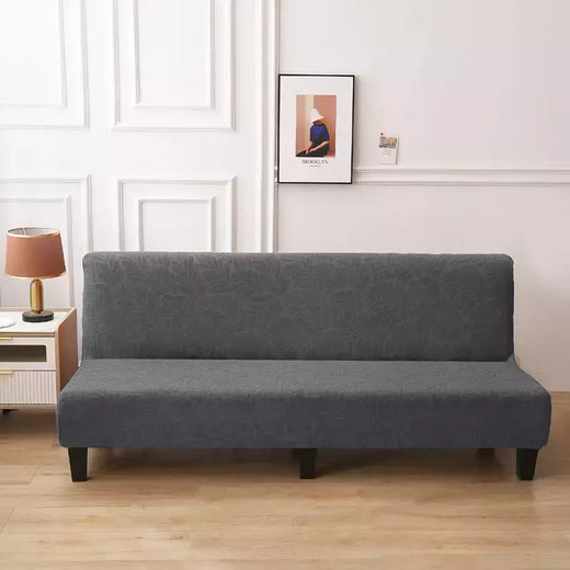 Tampa do sofá-cama impermeável para sala de estar, sofá dobrável sem braços, Stretch Couch Covers, Thick Poltrona Protector