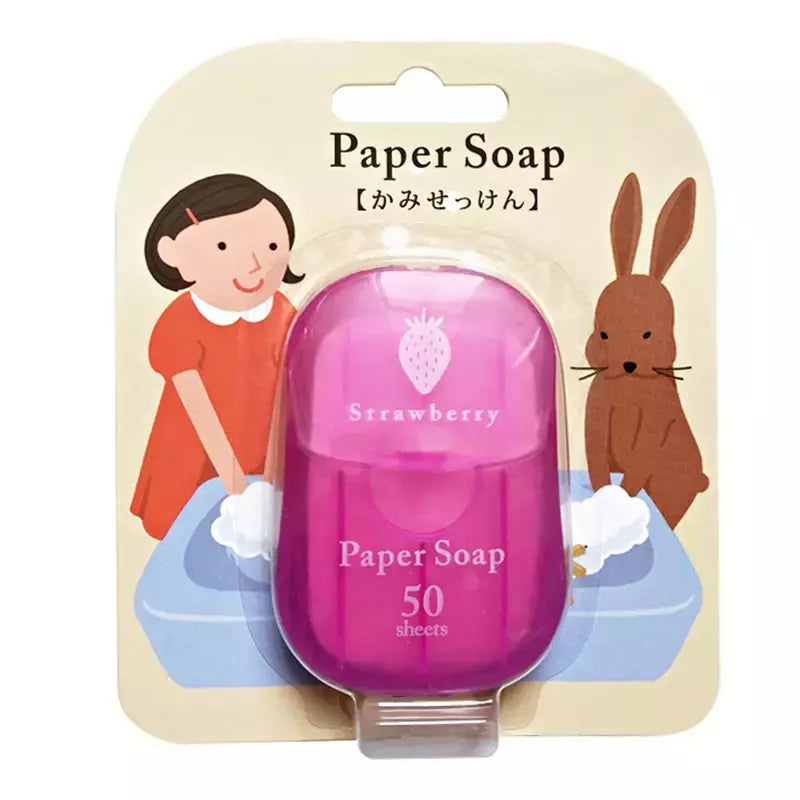 Portátil Descartável Sabão Caixa De Papel, Viagem Lavar A Mão, Banho Limpo, Scented Slice Sheets, Mini Papel Sabão, Fontes Do Banheiro, 50Pcs