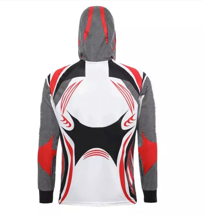 2025 sublimação meio zíper fino ajuste hoodie personalizado venda quente impressão camisa de pesca à prova ultravioleta torneio camisa de pesca