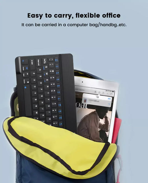 Teclado sem fio bluetooth mini teclado para portátil tablet telefone ipad teclado de jogos recarregável para android ios windows