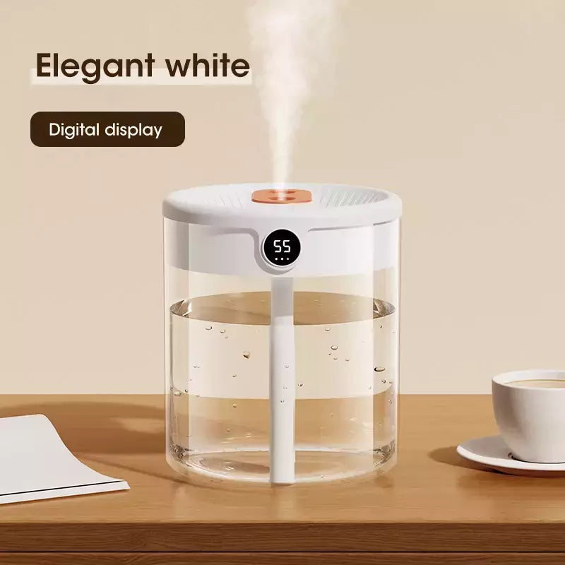 Niye-2L Umidificador de ar duplo, exibição de umidade, grande capacidade, aroma, difusor de óleo essencial para quarto, venda quente