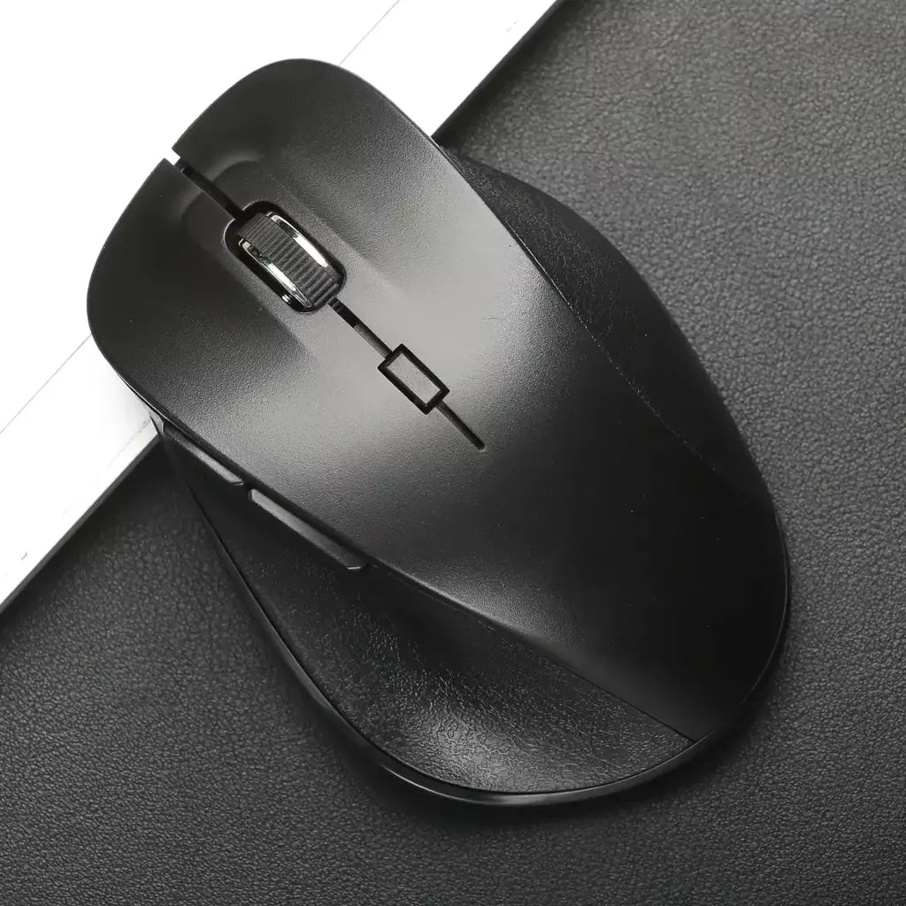 2.4g mouse sem fio ergonômico bateria power mouse dpi ajustável para escritório casa portátil computador desktop universal