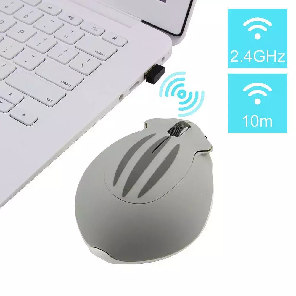 Cute Wireless Hamster Projetado Mouse, 2.4G, Criativo Ergonômico, USB Optical, 1200 DPI, Mini Ratos, Presentes para Crianças, PC, Laptop