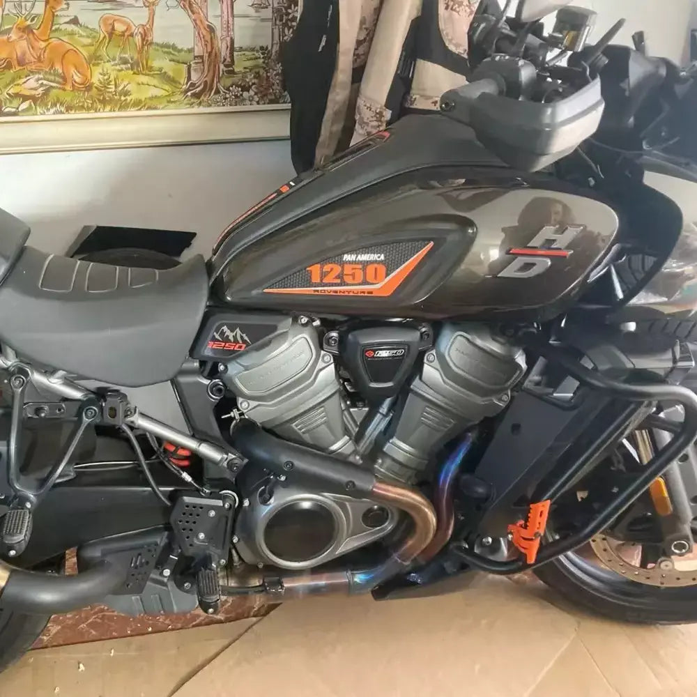 Para harley davidson pan america1250 acessórios da motocicleta tanque de combustível adesivo pan américa 1250 almofada protetora de borracha 3d 2022-2024