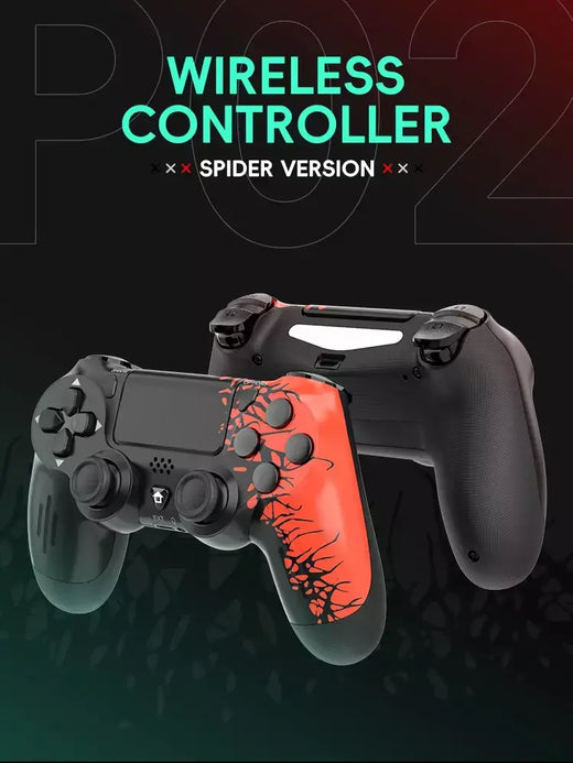 Data sapo controladores de jogo sem fio bluetooth-compatível spide gamepad para ps4 gamepad magro/pro console jogo para joystick pc